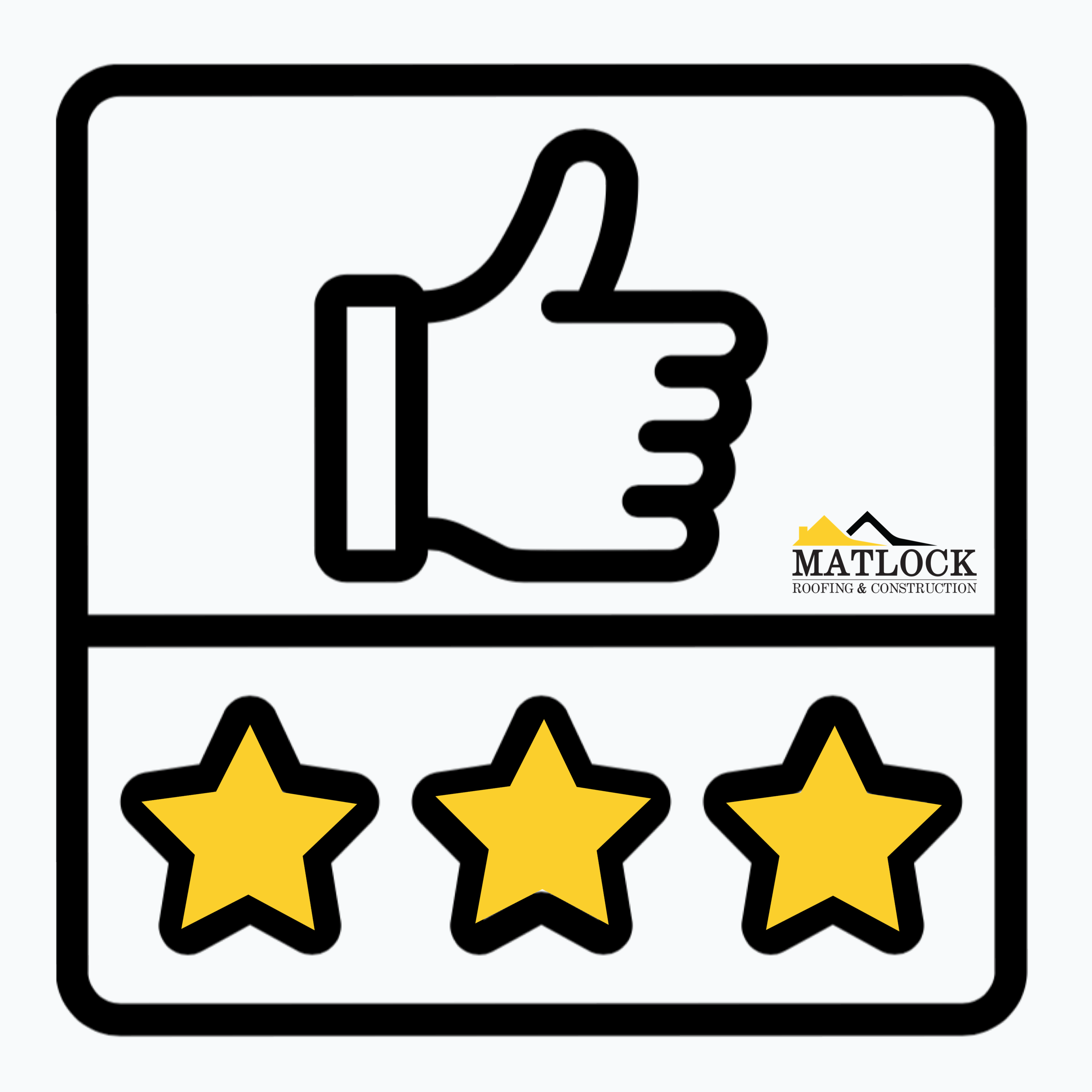 Google reviews icon for Matlock Roofing