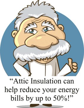 Einstein quote on attic insulation